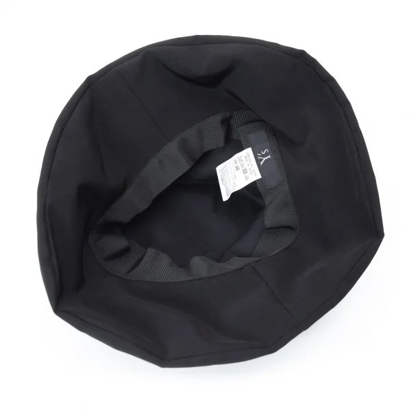ワイズY's トリアセテートポリ切替バケットハット 黒 K-127704_007
