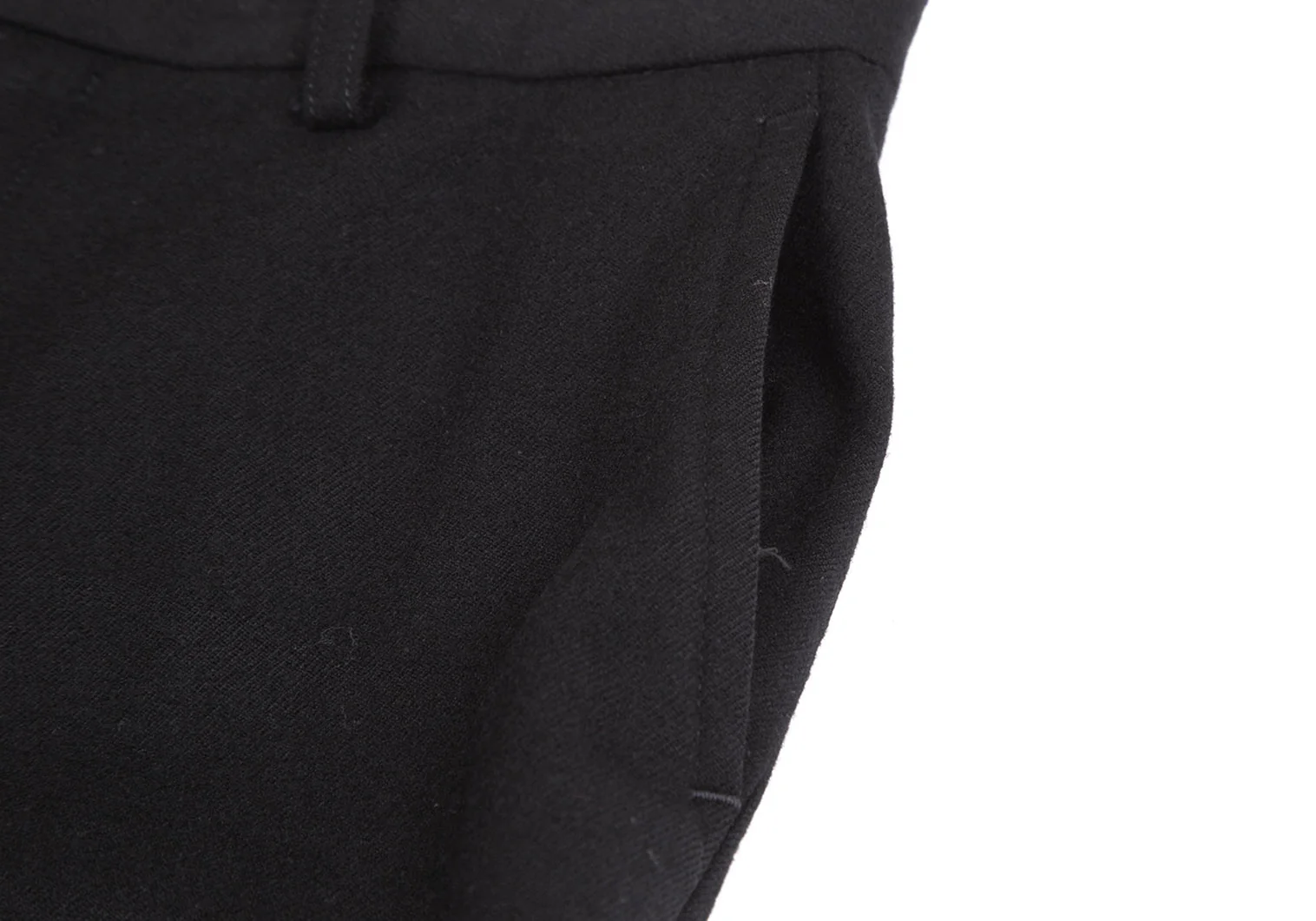 トリコ　コムデギャルソン　ウール フレアパンツ トリココムデギャルソンtricot COMME des GARCONSウールスナップ