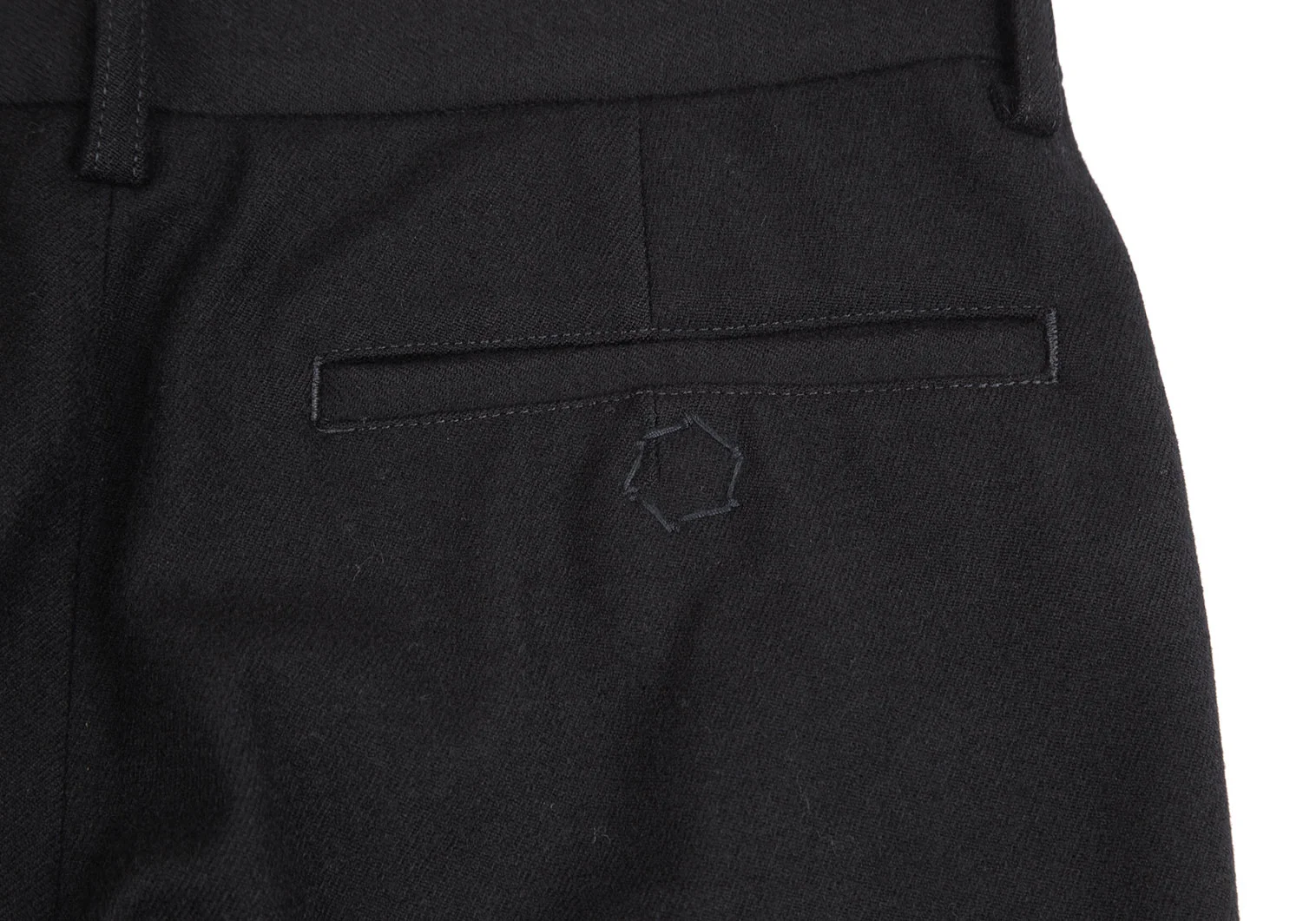 トリコ　コムデギャルソン　ウール フレアパンツ トリココムデギャルソンtricot COMME des GARCONSウールスナップ
