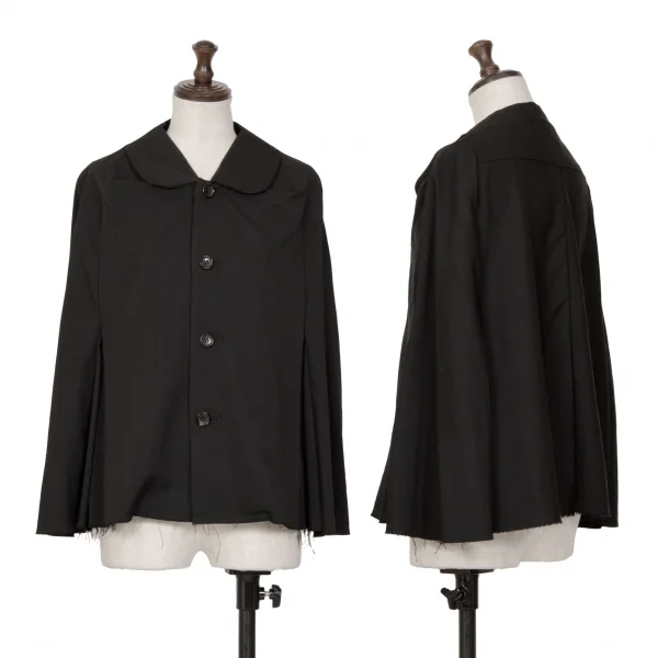 tricot COMME des GARCONS Wool Hem Cut Desing Jacket Black M K-127715_001