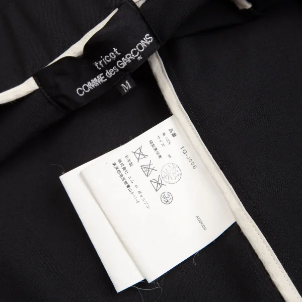 tricot COMME des GARCONS Wool Hem Cut Desing Jacket K-127715_016