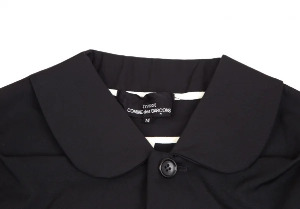 tricot COMME des GARCONS Wool Hem Cut Desing Jacket K-127715_004