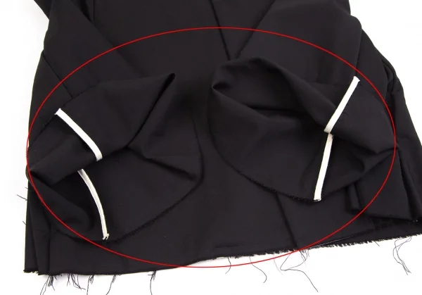 tricot COMME des GARCONS Wool Hem Cut Desing Jacket K-127715_008