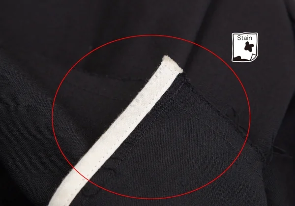 tricot COMME des GARCONS Wool Hem Cut Desing Jacket K-127715_009