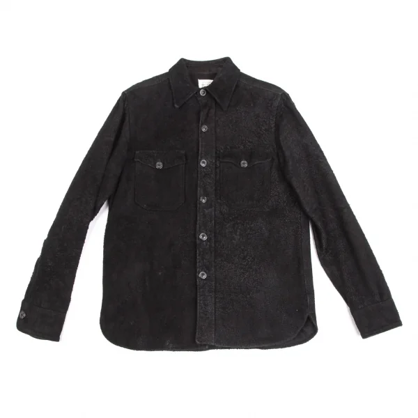 Maison Margiela 10 Suede Shirt Black S-M K-127716_001