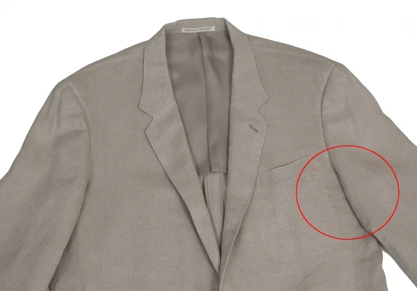 Yohji Yamamoto COSTUME D' HOMME Linen Jacket K-127718_002