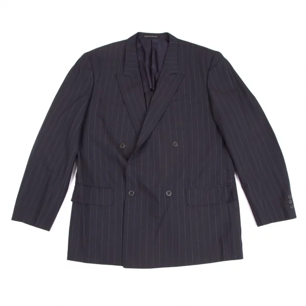 Yohji Yamamoto COSTUME D' HOMME Striped Jacket Navy L K-127721_001