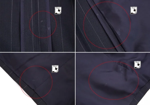 Yohji Yamamoto COSTUME D' HOMME Striped Jacket K-127721_013