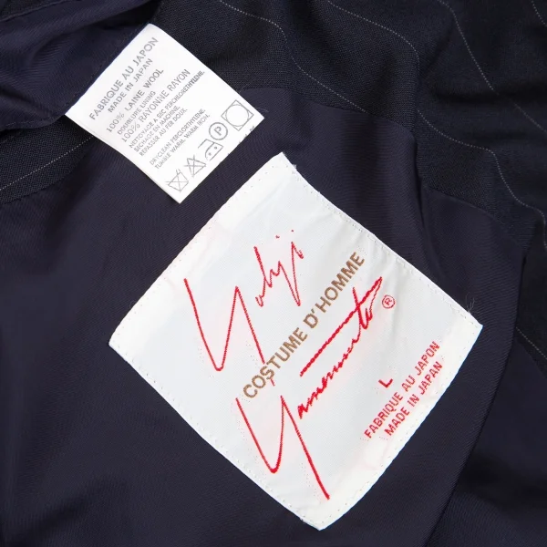 Yohji Yamamoto COSTUME D' HOMME Striped Jacket K-127721_017