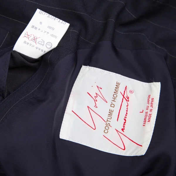 Yohji Yamamoto COSTUME D' HOMME Striped Jacket K-127721_018