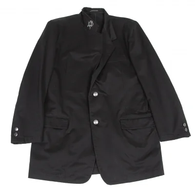 Yohji Yamamoto POUR HOMME Rose Embroidery Jacket