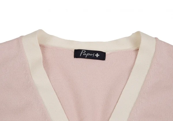 Papas+ Patch & Embroidery Cotton Knit Vest K-127734_003