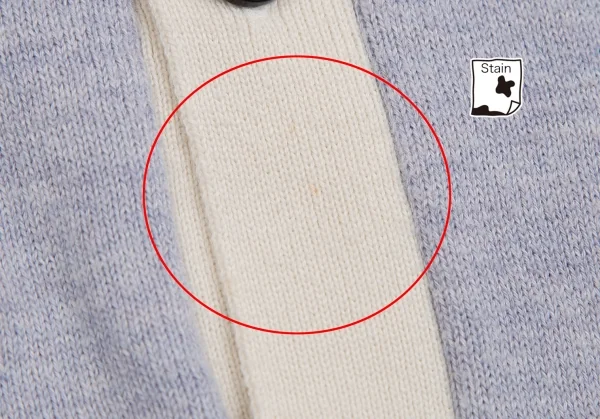 パパスプラスPapas+ コットンパッチ刺繍デザインVネックニットベスト 水色L K-127735_012