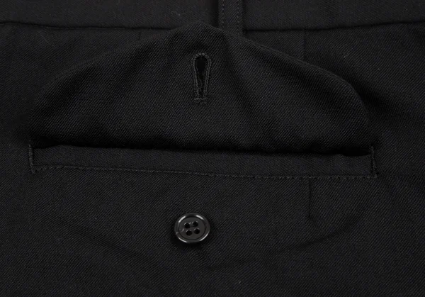 BLACK COMME des GARCONS Wool Gabardine Wide Shorts K-127745_010