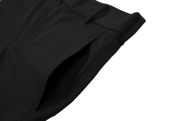 BLACK COMME des GARCONS Wool Gabardine Wide Shorts K-127745_006