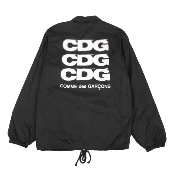 GOOD DESIGN SHOP COMME des GARCONS Printed Coach Jacket Black S K-127746_001