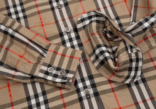 Burberrys' Check Horse Jacquard Long Sleeve Shirt K-127749_007