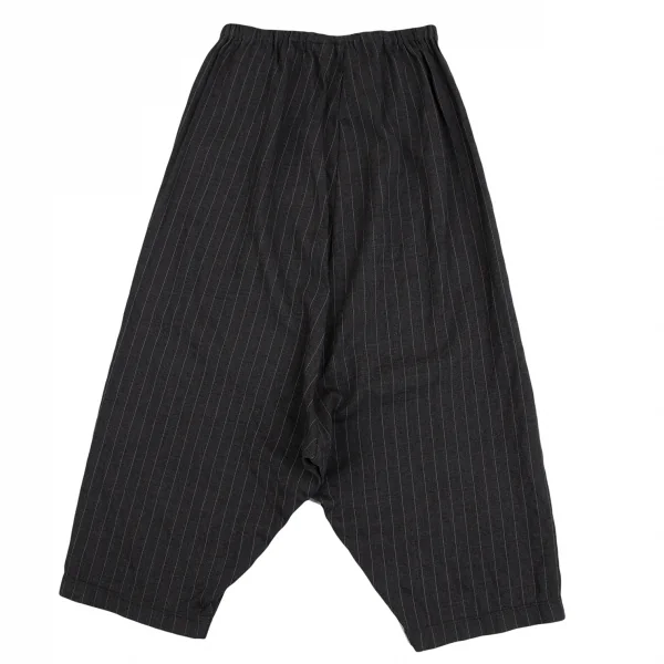 COMME des GARCONS Stripe Wool Dropped Crotch Pants K-127754_008