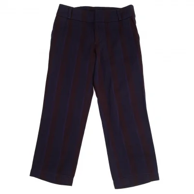 tricot COMME des GARCONS Dyed Wool Cotton Stripe Pants