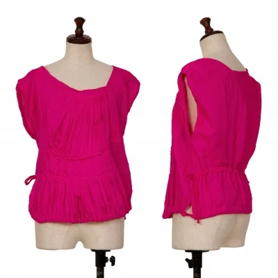 zucca Cotton Gather Sleeveless Shirt