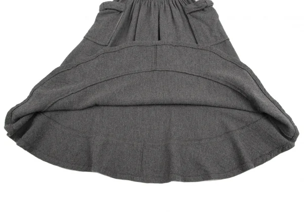 tricot COMME des GARCONS Ribbon Pocket Wool Skirt K-127772_009