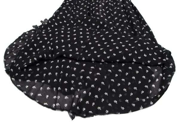 COMME des GARCONS Floral Printed See-through Skirt K-127773_012