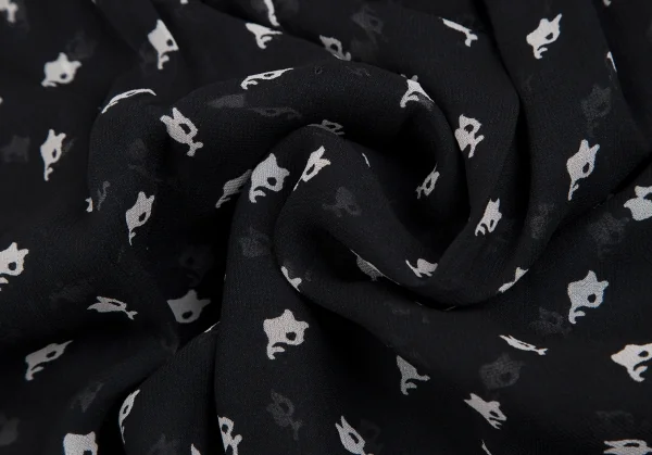 COMME des GARCONS Floral Printed See-through Skirt K-127773_016