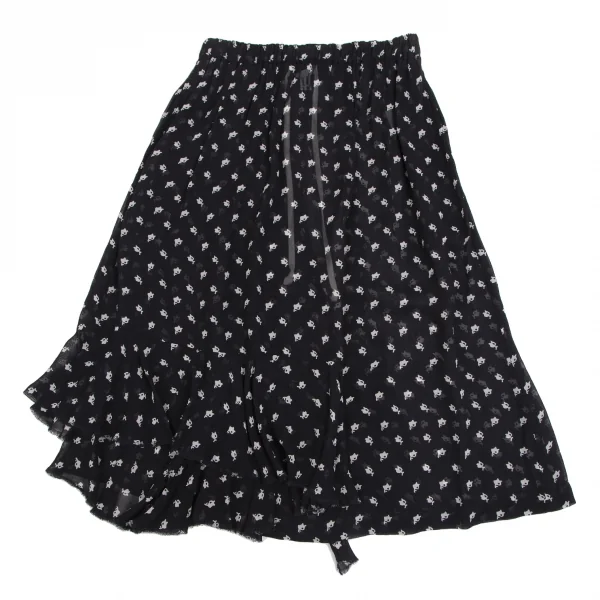 COMME des GARCONS Floral Printed See-through Skirt K-127773_002