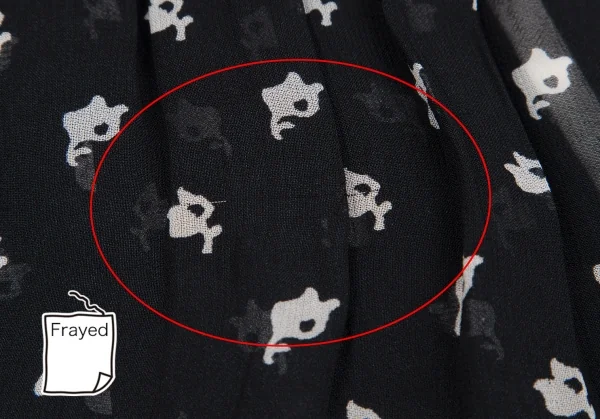 COMME des GARCONS Floral Printed See-through Skirt K-127773_004