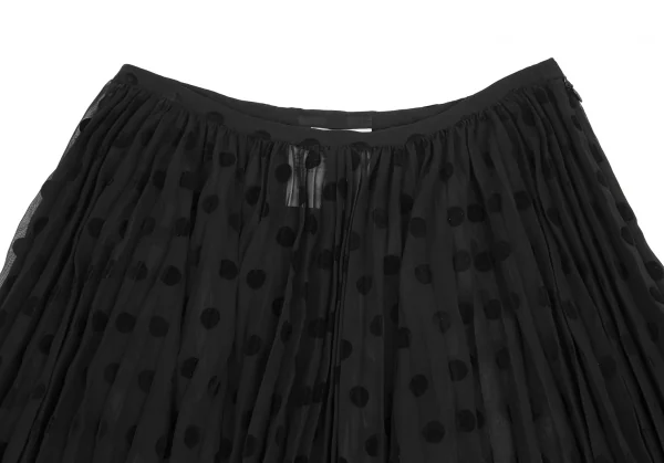 robe de chambre COMME des GARCONS Flocked Dot Print Skirt K-127775_003