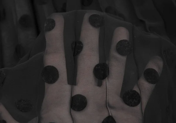 robe de chambre COMME des GARCONS Flocked Dot Print Skirt K-127775_009