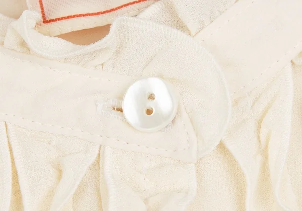 Sybilla Silk Frill Front Blouse K-127777_005