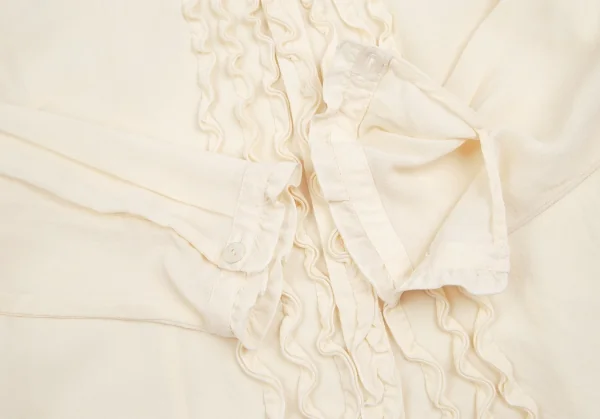 Sybilla Silk Frill Front Blouse K-127777_008