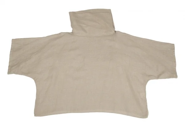 ISSEY MIYAKE Linen Blended Wide Silhouette Top K-127791_002