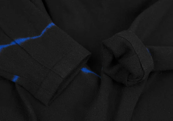 ISSEY MIYAKE Wool Blur Line Drape Blouse K-127801_008
