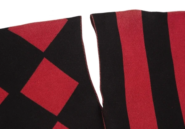 ISSEY MIYAKE Cotton Rib Half Switching Square Silhouette Top K-127806_004