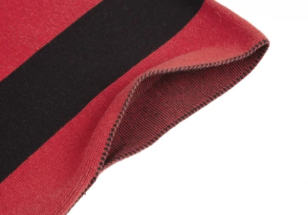 ISSEY MIYAKE Cotton Rib Half Switching Square Silhouette Top K-127806_006