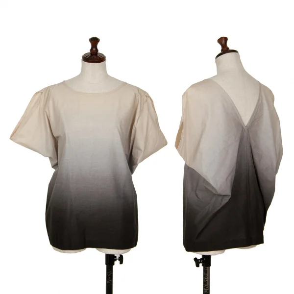 ISSEY MIYAKE PERMANENTE Cotton Gradient Printed Top & Skirt K-127815_002