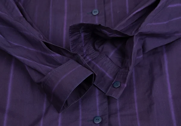 ISSEY MIYAKE Cotton Striped Shirt K-127822_010