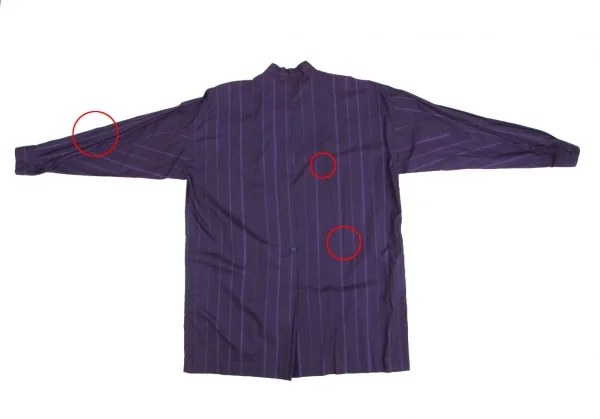 ISSEY MIYAKE Cotton Striped Shirt K-127822_013