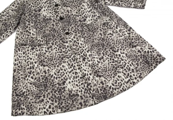 COMME des GARCONS Leopard Printed Poly Coat K-127826_010