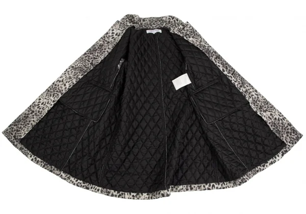 COMME des GARCONS Leopard Printed Poly Coat K-127826_011