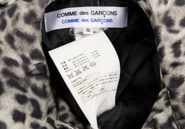COMME des GARCONS Leopard Printed Poly Coat K-127826_015