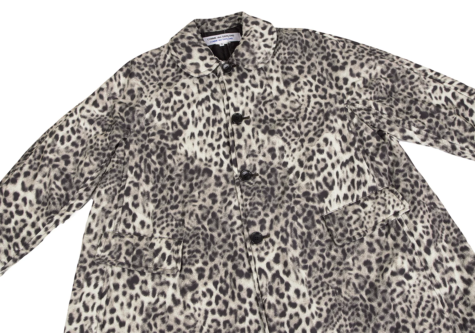 COMME des GARCONS コムデギャルソン コート　レオパード コムコム コムデギャルソンCOMME des GARCONS 裏キルティング