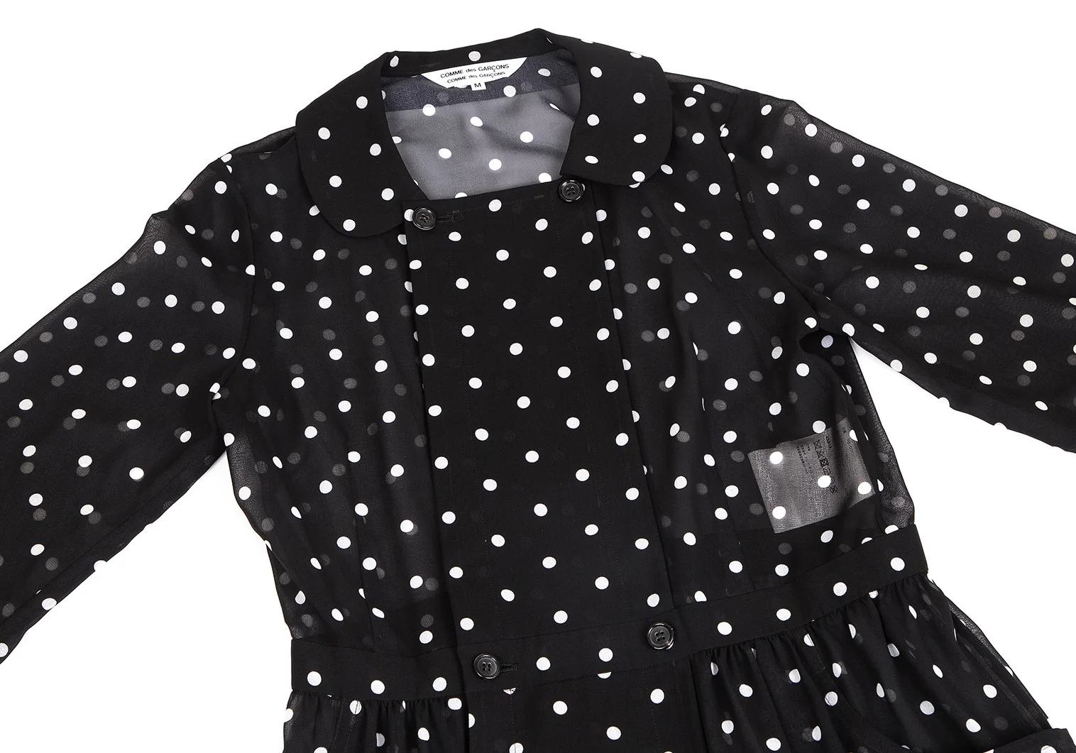 コムコム コムデギャルソンCOMME des GARCONSシースルードット