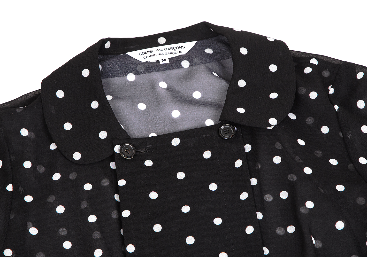 コムコム コムデギャルソンCOMME des GARCONSシースルードット