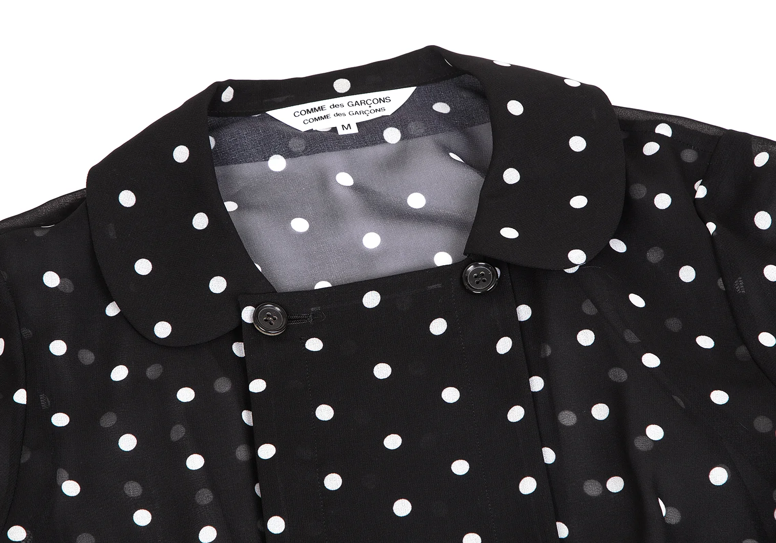 コムコム コムデギャルソンCOMME des GARCONSシースルードット