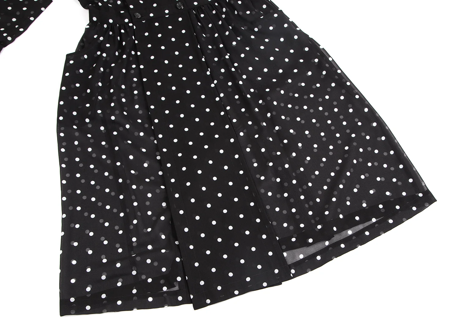 ＊ユキリン＊コムデギャルソンコムデギャルソン＊ドットワンピース コムコム コムデギャルソンCOMME des GARCONSシースルードット