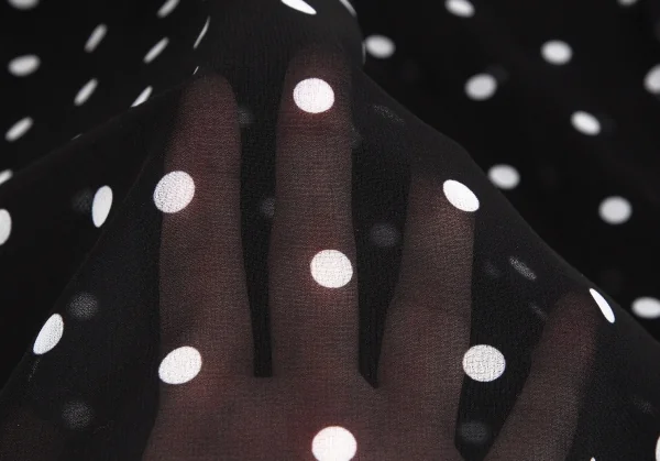 COMME des GARCONS See-through Dot Printed Dress K-127827_013