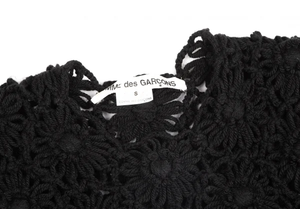 COMME des GARCONS Floral Crochet Knit Vest K-127828_004